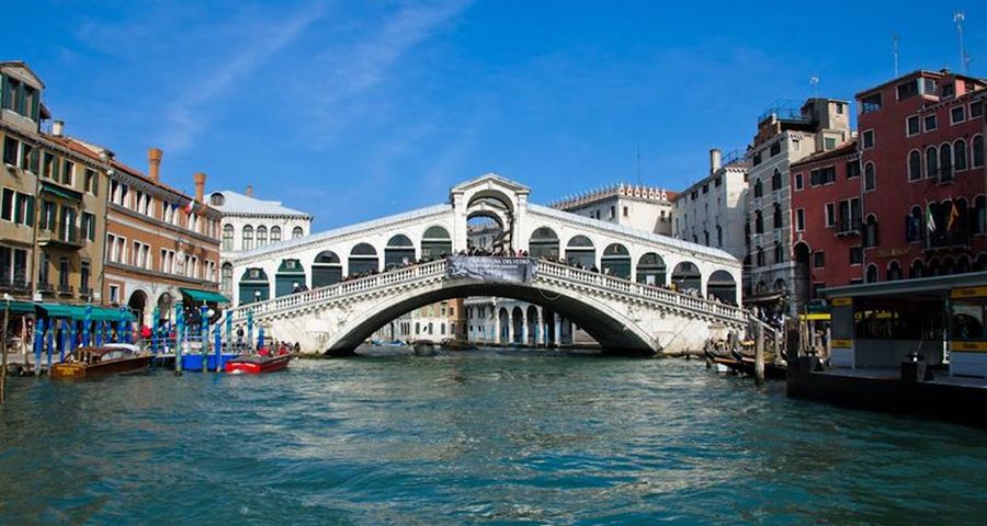 Rialto Bridge in Venice in Italy