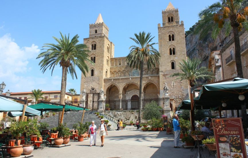 Cathedral at Cefalu on Sicily