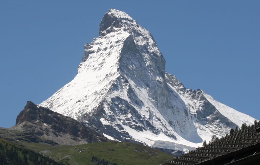 The Matterhorn above Zermatt