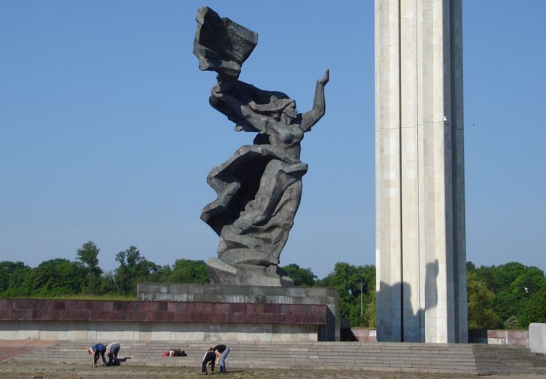 The Victory Monument in Uzvaras Park