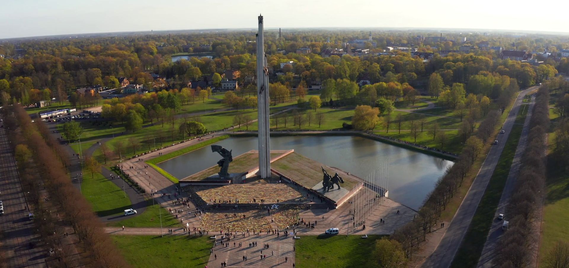 The Victory Monument in Uzvaras Park