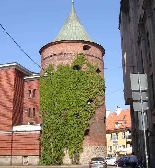 The Powder Tower in Riga - capital city of Latvia