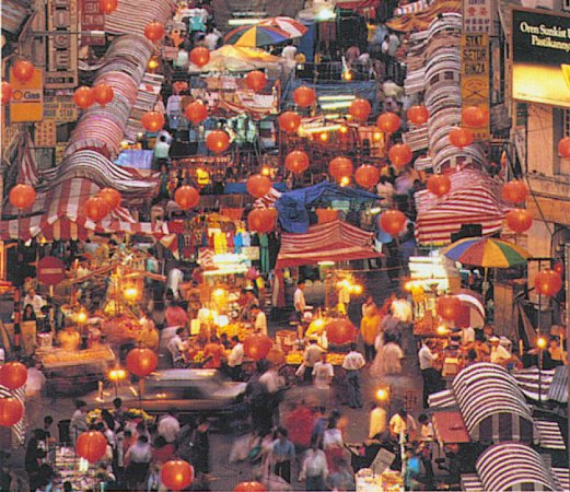 Chinatown street markets in Kuala Lumpur
