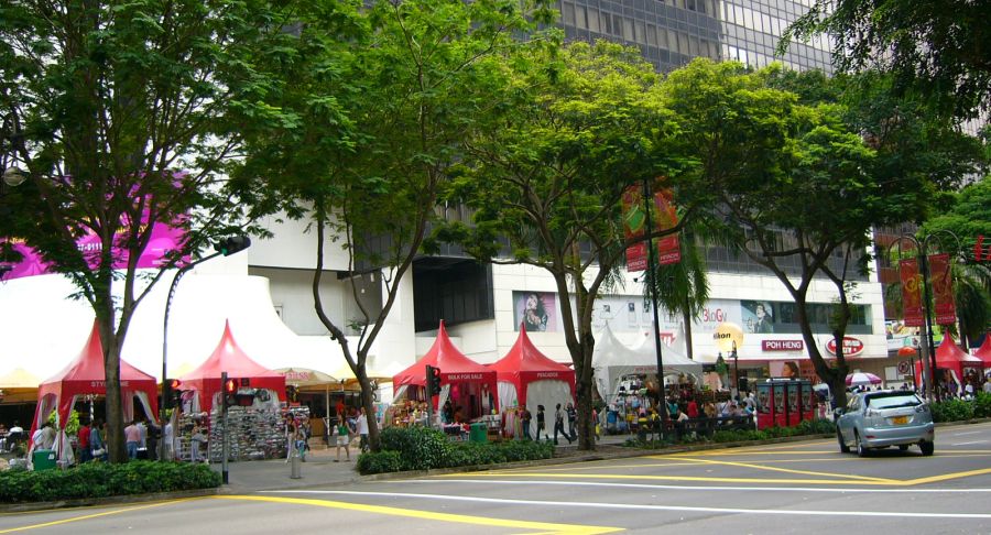 Orchard Road in Singapore