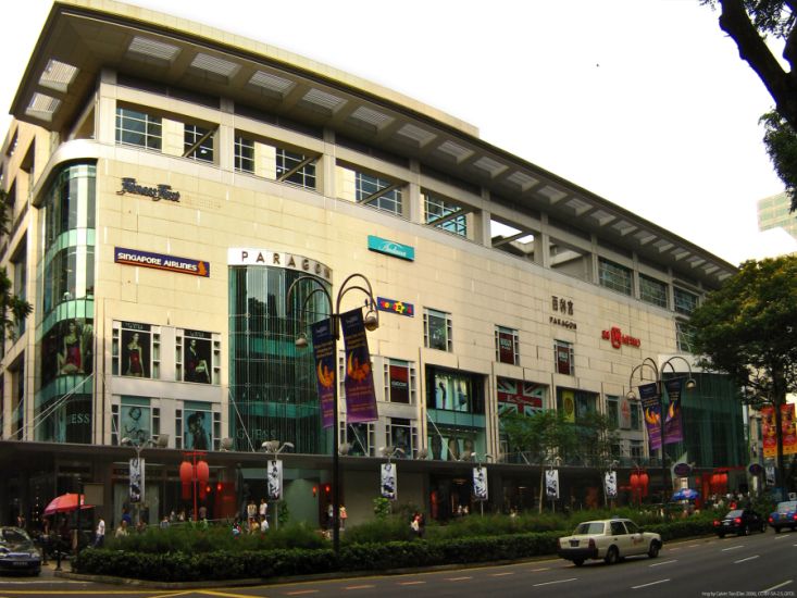Paragon Shopping Mall in Orchard Road