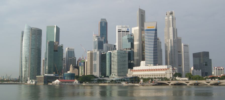High Rise Buildings in Singapore city centre