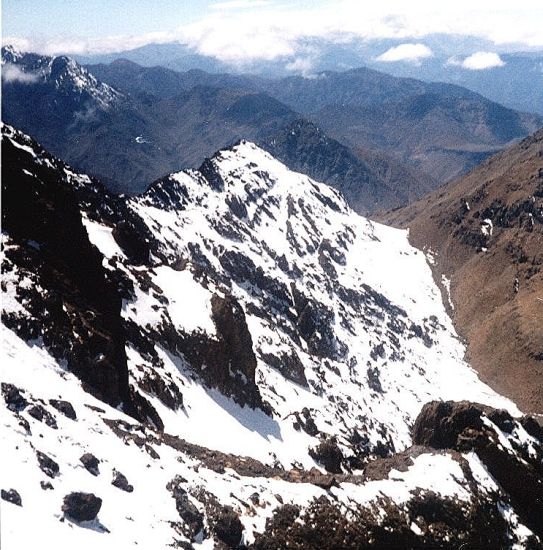 On Ascent of Djebel Angour above Okaimeden in the High Atlas above Okaimeden