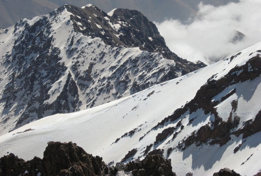 Summit of Djebel Toubkal in the High Atlas