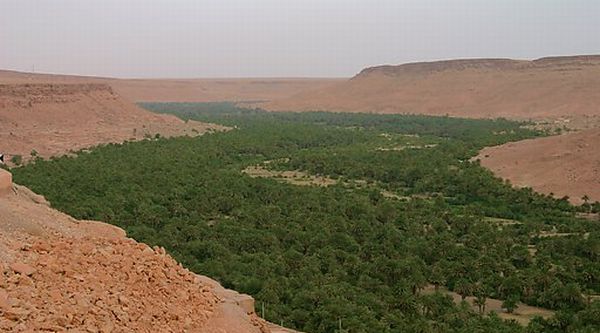 Ziz Valley in the sub-sahara of Morocco
