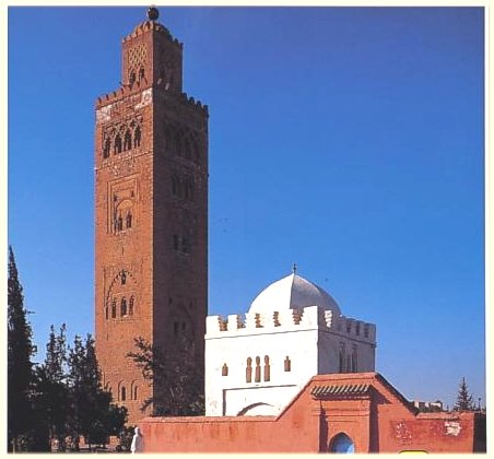 Koutoubia Mosque in Marrakesh in Morocco