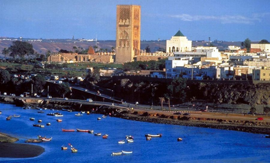 Seafront at Rabat - capital city of Morocco