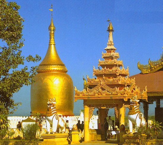 Bupaya Temple in Old Bagan in central Myanmar / Burma