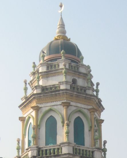 Kone Yoe Mosque in Mandalay in northern Myanmar / Burma