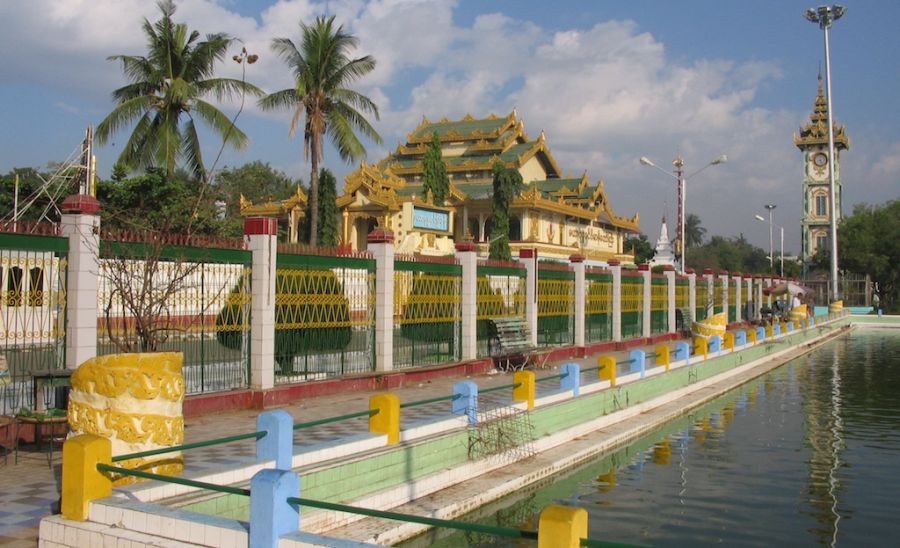 Fish Pond at Mahamuni Paya ( Great Pagoda ) in Mandalay in northern Myanmar / Burma