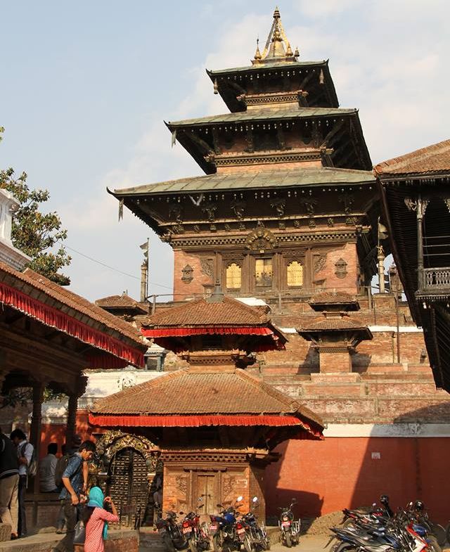 Mahadev Temple in Durbar Square in Kathmandu