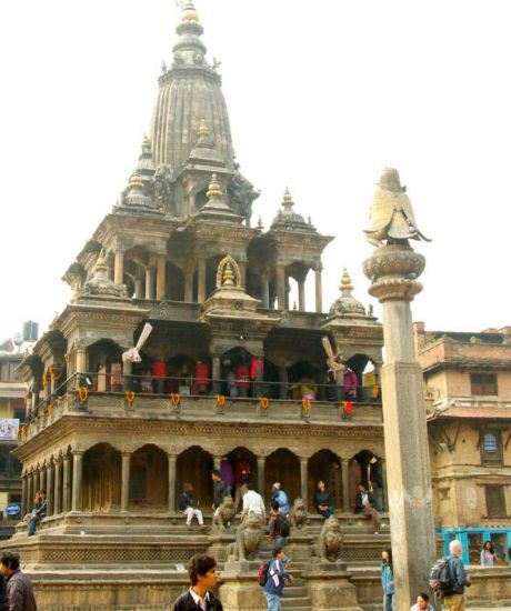 Vishnu Temple in Durbar Square in Patan