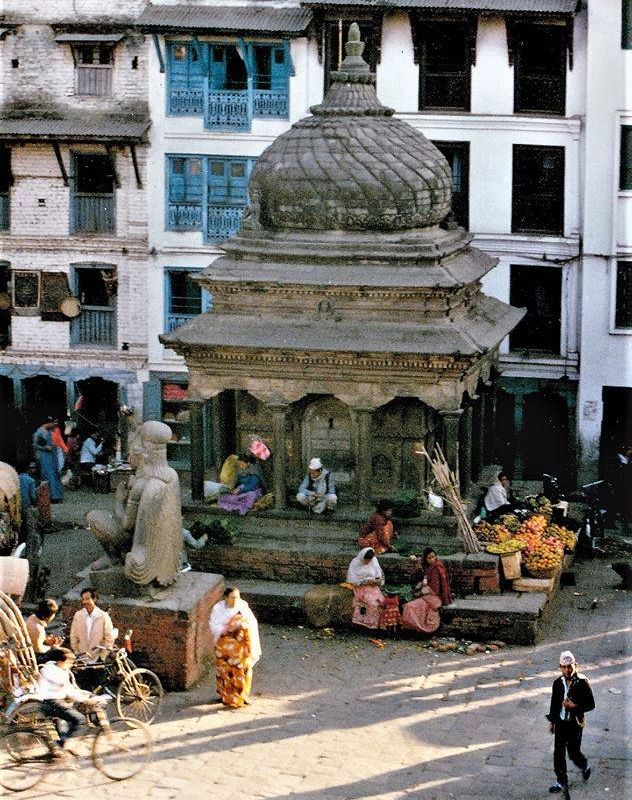 Garuda statue in Durbar Square in Kathmandu