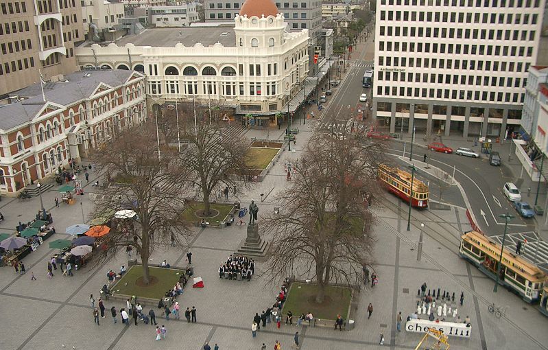 Cathedral Square in Christchurch