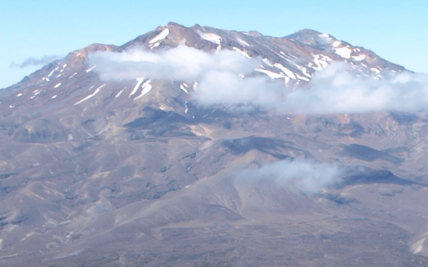 Mount Ruapehu from Mount Ngauruhoe in Tongariro National Park