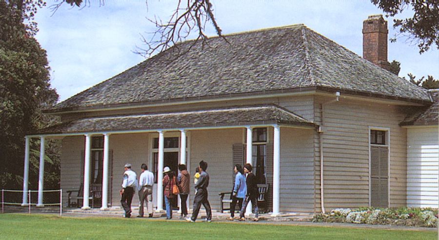 Treaty House in Paihia on Bay of Islands