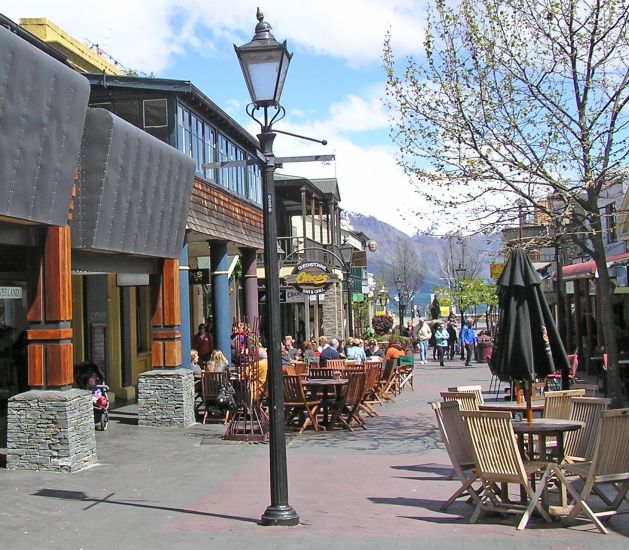 Queenstown in South Island of New Zealand