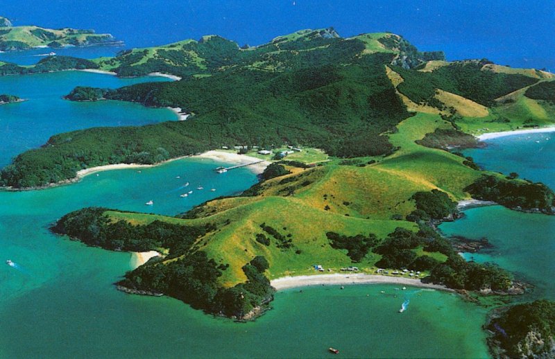 Urupukapuka in the Bay of Islands off the North Island of New Zealand