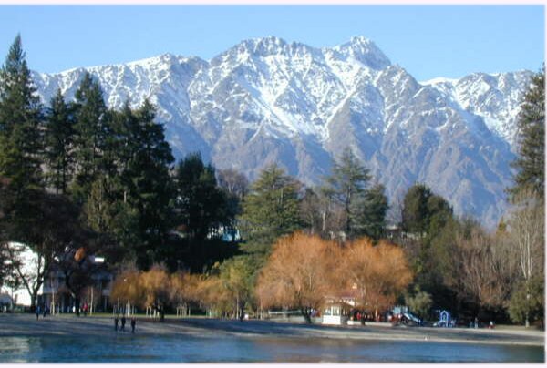 The Remarkables from Queenstown in South Island of New Zealand