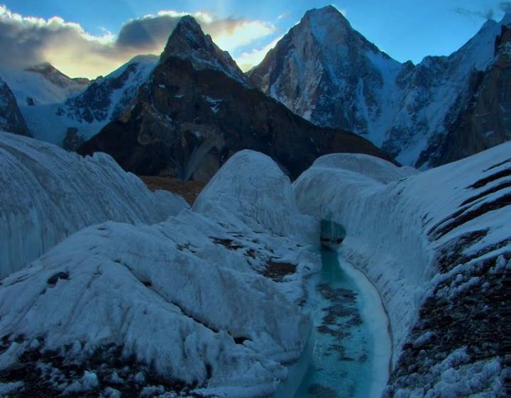 Baltoro Glacier in the Pakistan Karakorum