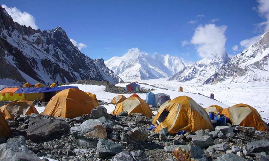 Camp on Broad Peak