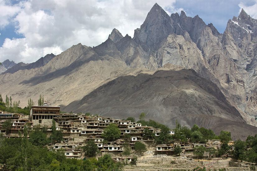 Machulo Village in the Hushe Valley in the Pakistan Karakoram