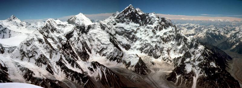 The Seven Thousanders - Kunyang Chhish ( 7852m ) in the Karakorum Mountains of Pakistan