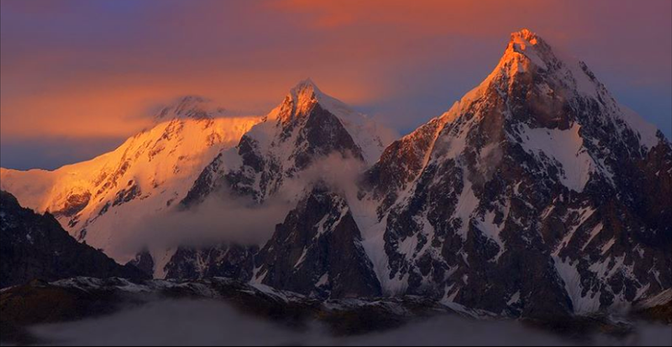 The Seven Thousanders - Momhil Sar ( 7343m ) in the Karakoram Mountains of Pakistan
