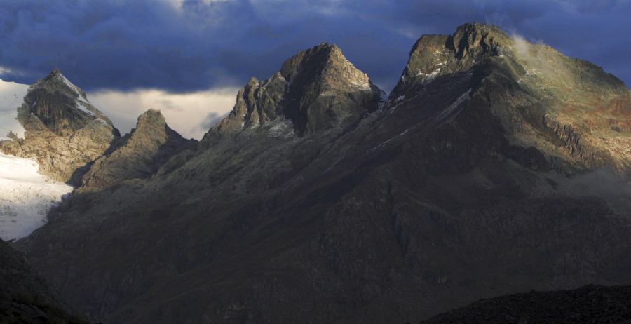 Chopicalqui in the Cordillera Blanca