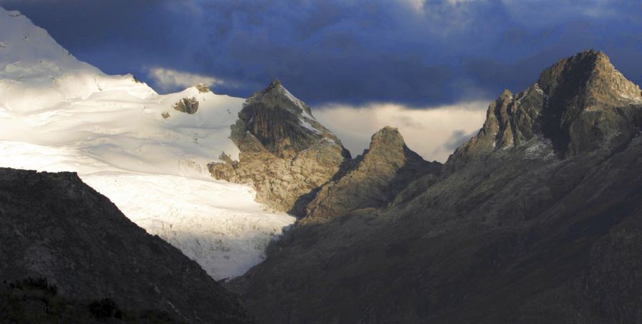 Yanapaccha Glacier in the Cordillera Blanca
