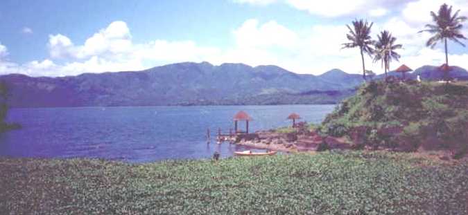 Lake Buhi in Bicol Peninsula