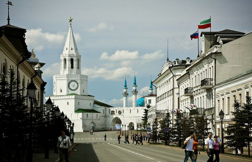 The Kazan Kremlin in Tatarstan, Russia