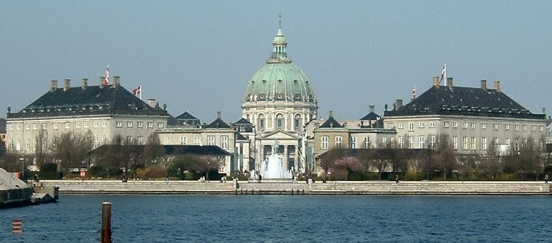 Amalienborg Palace in Copenhagen