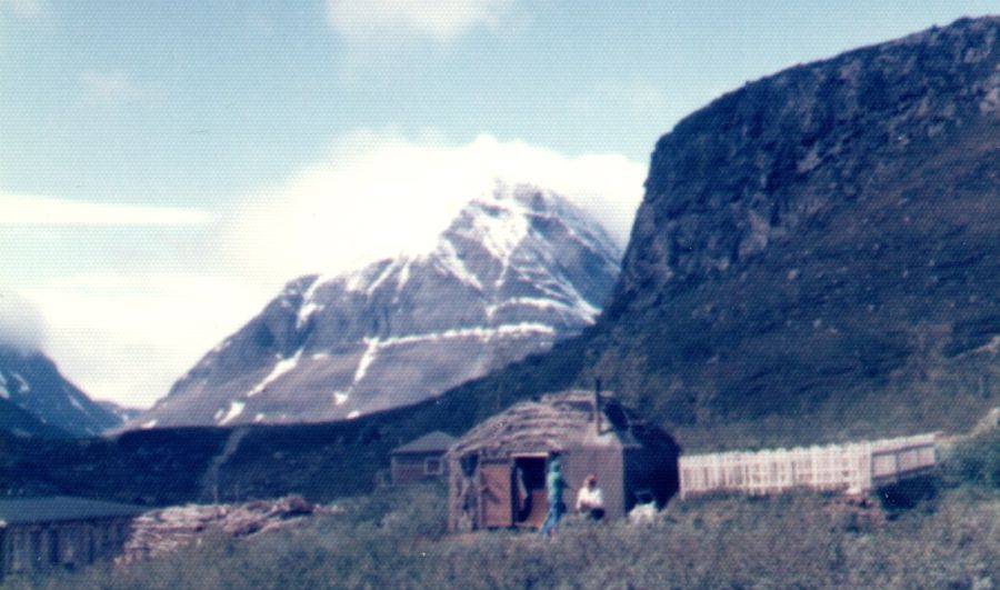 Campsite beneath Kebnekaise in arctic Sweden