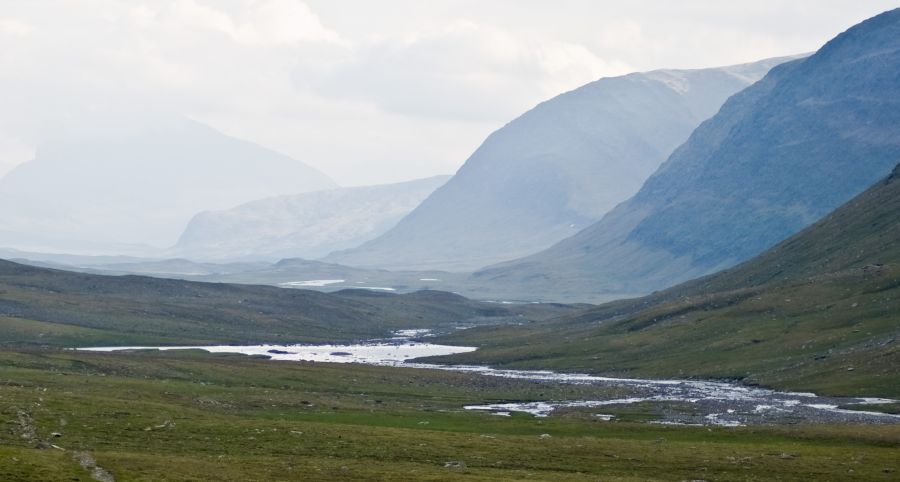 The Kungsleden ( King's Trail ) in Swedish Lapland