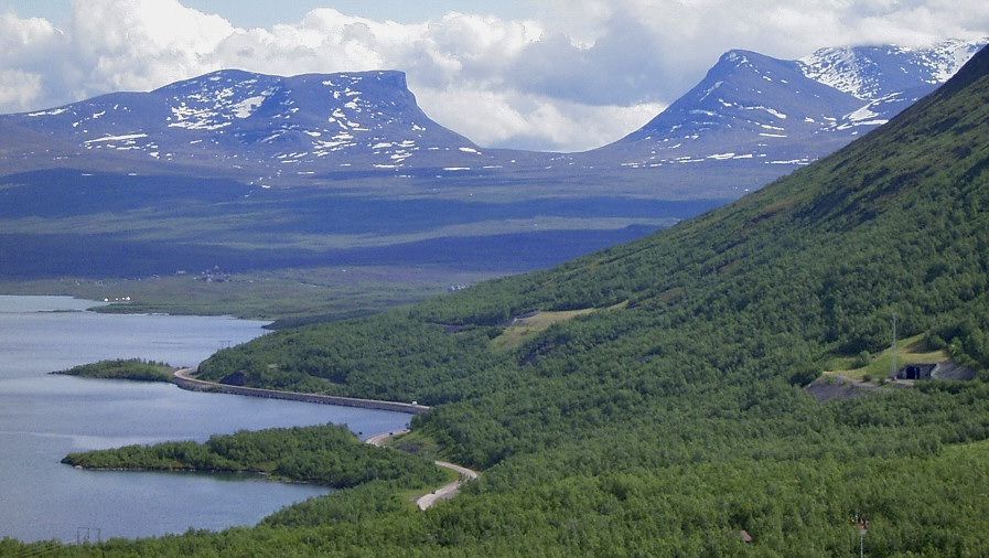 Mountains in Swedish Lapland