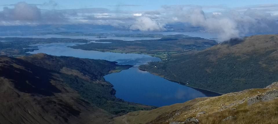 Loch Linnhe from Aonach Eagach Ridge