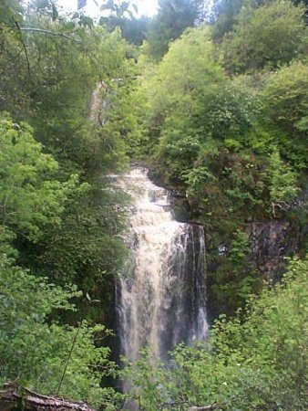 Waterfall on the Island of Arran in Scotland