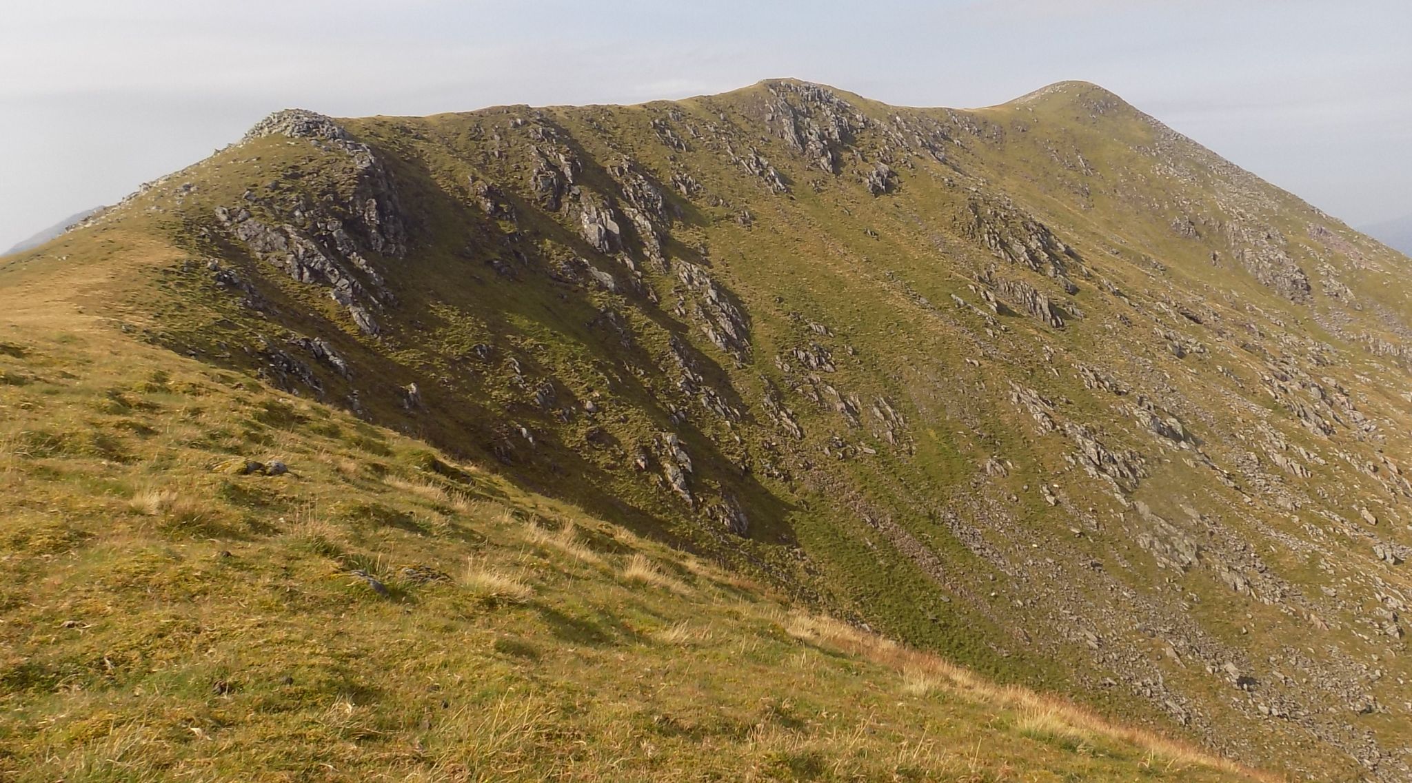 Summit ridge of Beinn a'Chochuill