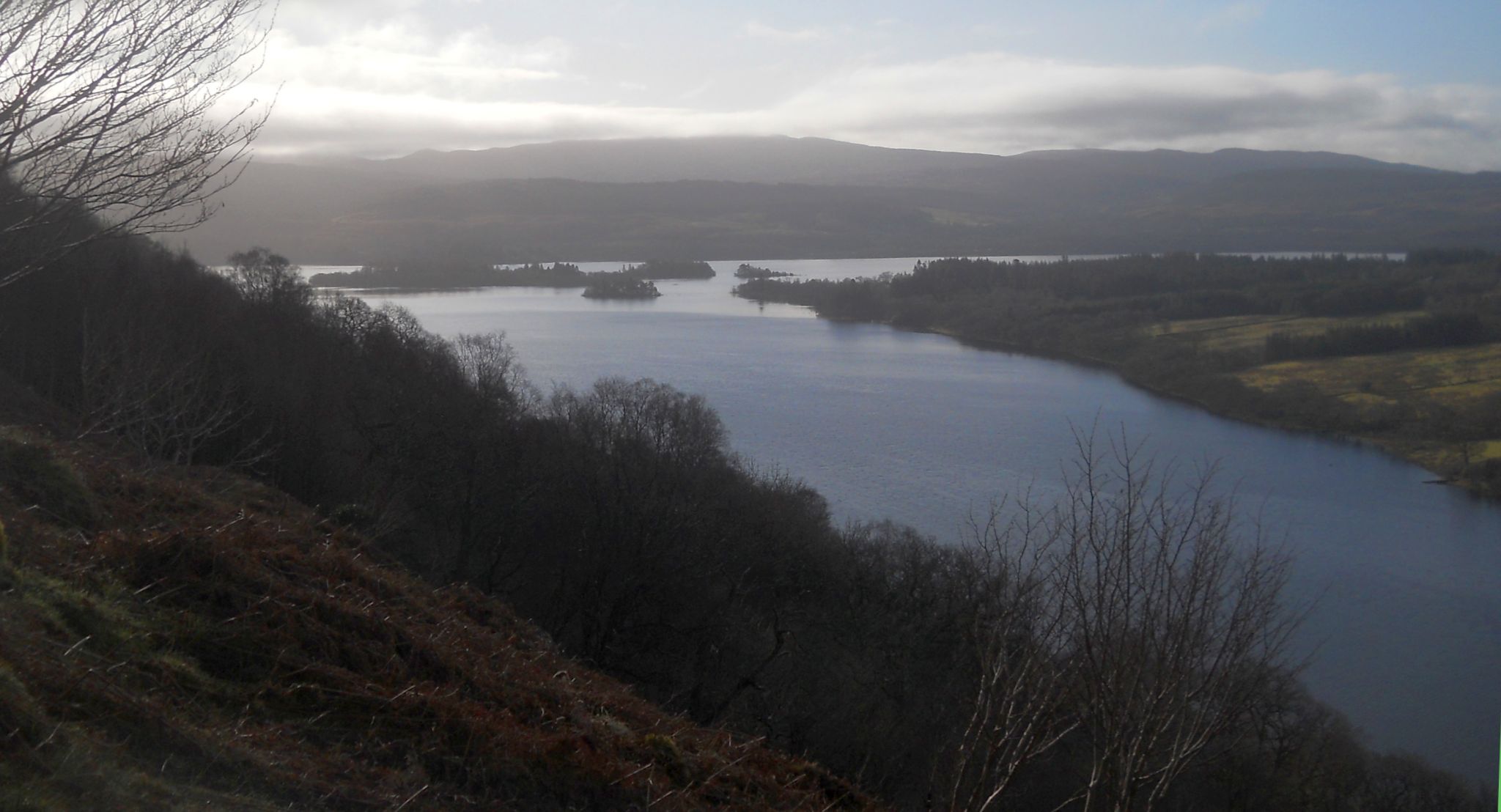 Loch Awe on ascent to  Cruachan Dam