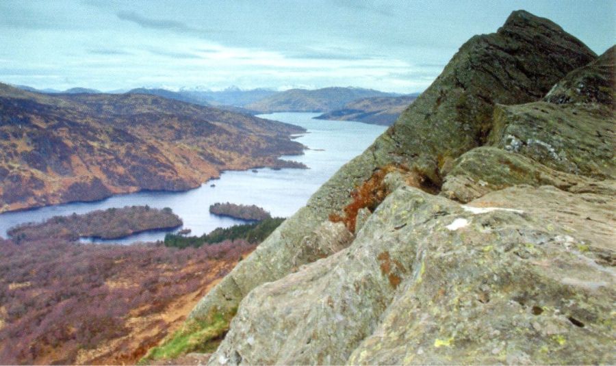 Summit of Ben A'an and Loch Katrine