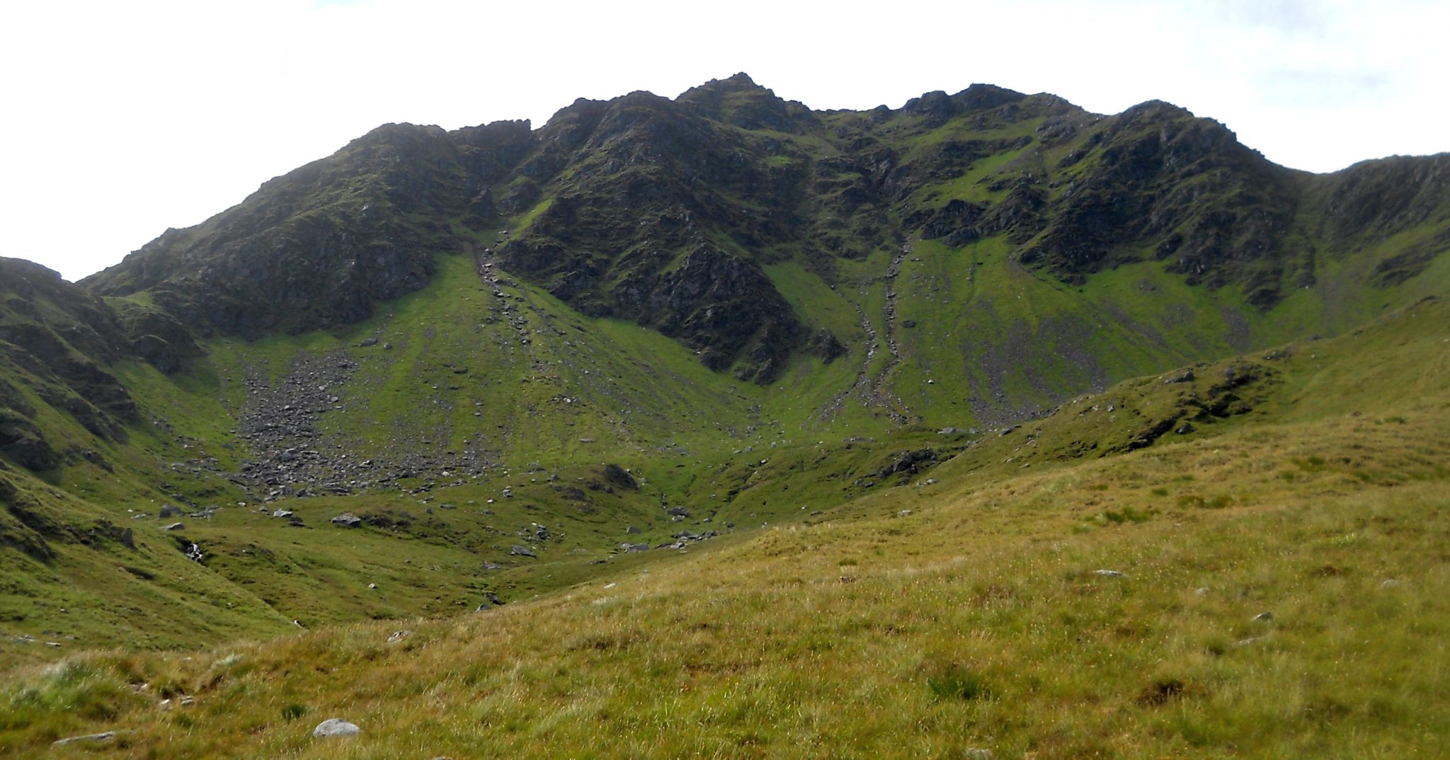 Summit  ridge of Ben Lui above Coire Gaothach
