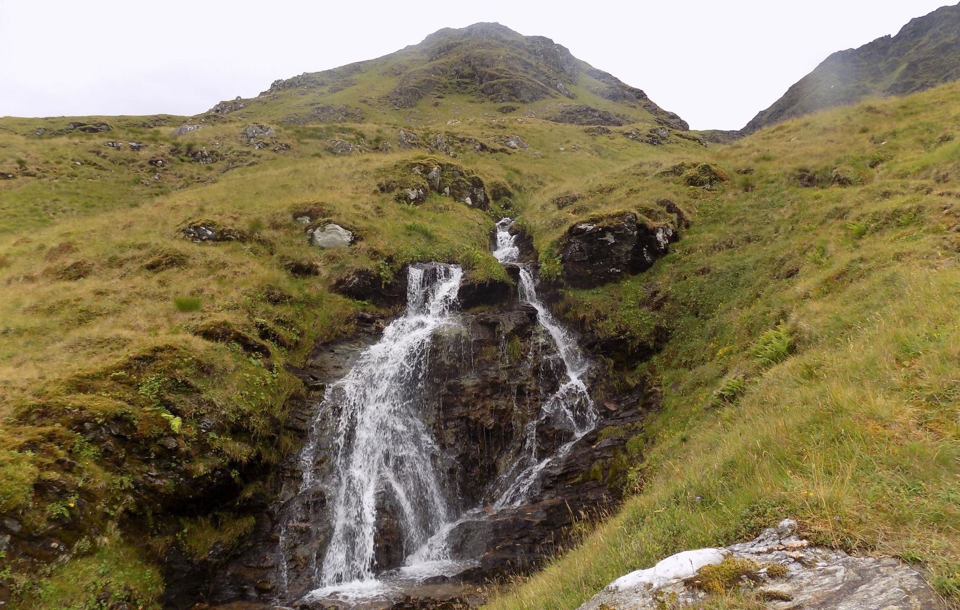 Waterfall on ascent to Coire Gaothach