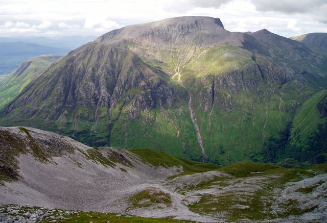Ben Nevis from Sgurr a Maim in the Mamores