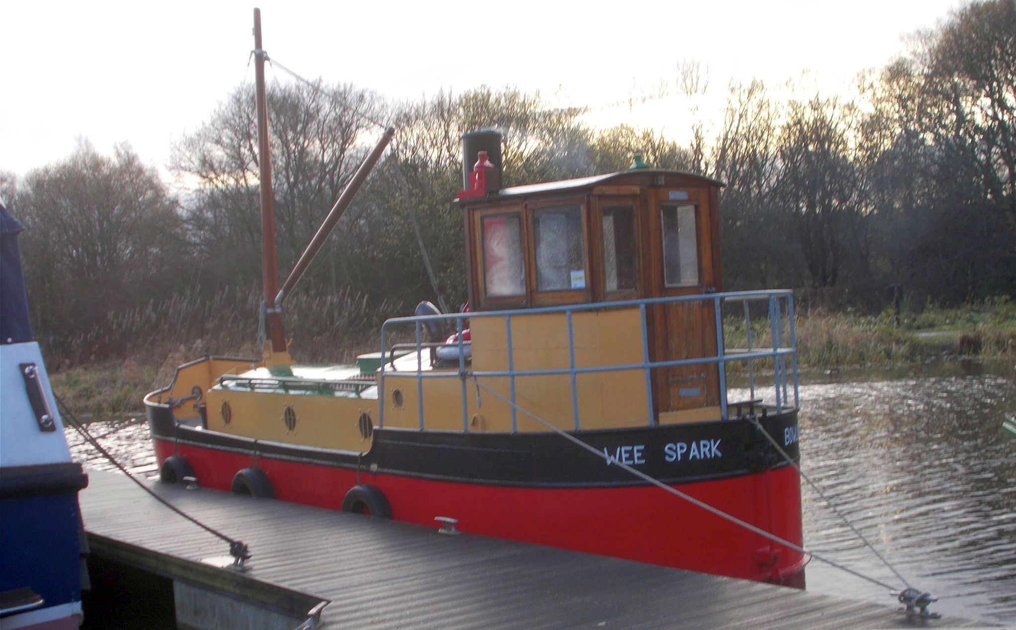The "Wee Spark" on Forth & Clyde Canal at Bowling Basin