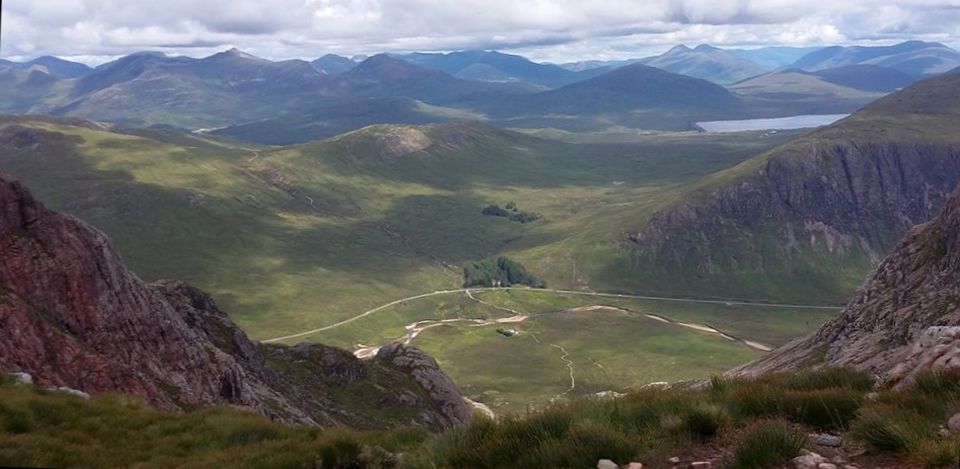 View from Buachaille Etive Mor
